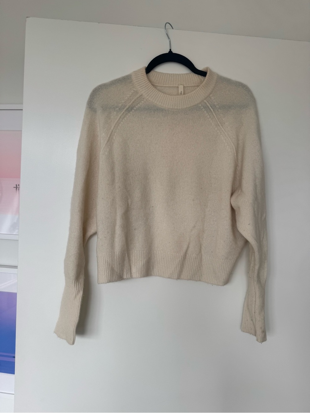 Aritzia Cream Crewneck Sweater